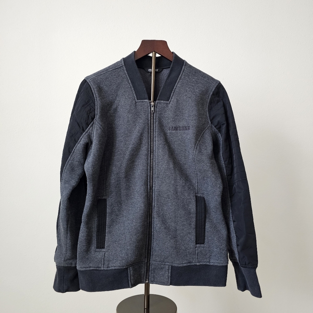 Samsung bomer zip up jacket size L